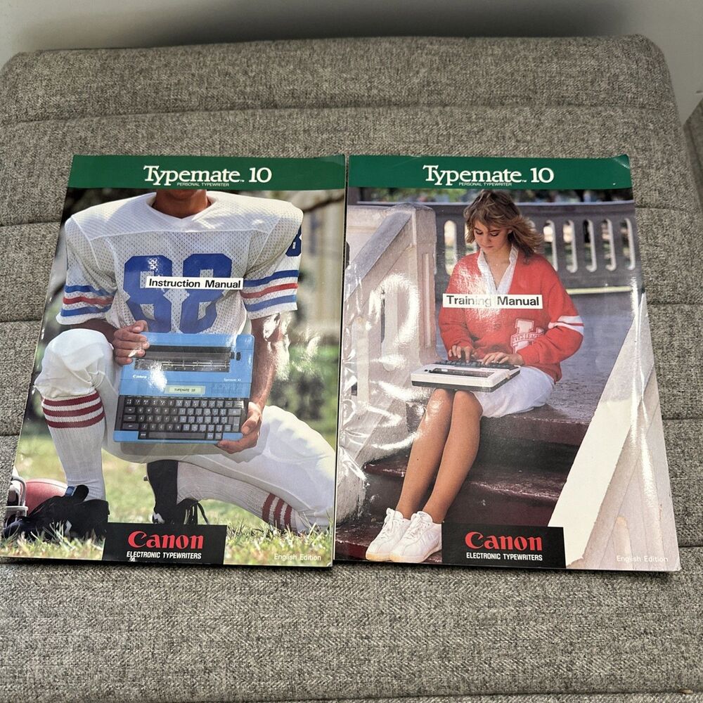 Canon Typemate 10 Electric Typewriter USER MANUALS